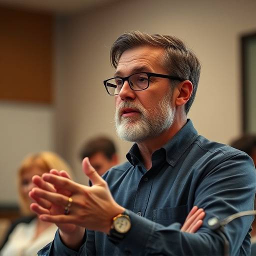 Professor especialista em dic√§√£o ensinando em aula